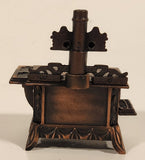 Vintage Queen Cast Iron Wood Stove Miniature Doll House Furniture Size Metal Pencil Sharpener