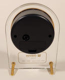 Chevron Canada 60th Anniversary 1935 - 1995 Clear Acrylic Desk Clock