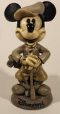 Disney Disneyland Resort Mickey Mouse Golfer 8 1/4" Heavy Resin Bobble-Head