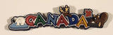 Canada 3D Polar Bear Moose Beaver 1 1/4" x 5 3/4" Rubber Fridge Magnet
