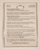 Accents Fashion Mode Applique 2 Red Hearts Iron-on/Stick-on 1 1/4" x 1 3/8" Embroidered Fabric Patch Badge New in Package