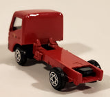 Unknown Brand Isuzu Elf or Mitsubishi Fuso Canter Fire Truck Red Die Cast Toy Car Vehicle