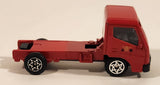 Unknown Brand Isuzu Elf or Mitsubishi Fuso Canter Fire Truck Red Die Cast Toy Car Vehicle