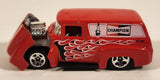 2010 Hot Wheels HW Performance 1956 Ford Truck Champion Spark Plugs Red Die Cast Toy Car Hot Rod Vehicle