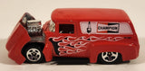 2010 Hot Wheels HW Performance 1956 Ford Truck Champion Spark Plugs Red Die Cast Toy Car Hot Rod Vehicle