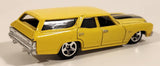 2009 Hot Wheels 1970 Chevrolet Chevelle SS Wagon Yellow Die Cast Toy Car Vehicle