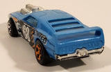 2010 Hot Wheels Demolition Derby Rivited Light Blue Die Cast Toy Car Vehicle