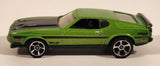 2011 Hot Wheels Street Beasts 1971 Ford Mustang Mach 1 Metallic Green Die Cast Toy Car Vehicle