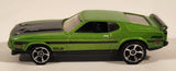 2011 Hot Wheels Street Beasts 1971 Ford Mustang Mach 1 Metallic Green Die Cast Toy Car Vehicle