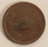 1977 Japan 10 Yen Bronze Metal Coin Showa Year 52