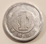 1992 Japan 1 Yen Aluminum Metal Coin Heisei Year 4