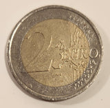 2001 France 2 Euro Tree Of Life Nickel-Brass Copper Nickel Metal Coin