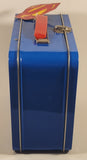 DC Comics Blue Superman Tin Metal Lunch Box With Original Tag