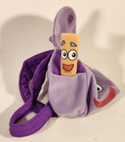 Mattel Viacom Dora The Explorer Backpack and Map Character Small Soft Fabric Purple Bag