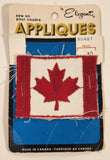 Elegant Sew On Appliques Canada Flag Embroidered Fabric Patch Badge New on Card