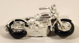 Motorcycle Hanging Chrome Silver Look Resin Christmas Tree Ornament