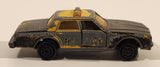 Vintage Majorette No. 240 Chevrolet Impala 444 Taxi Cab Black and Yellow 1/69 Scale Die Cast Toy Car Vehicle