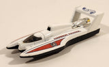 1998 Hot Wheels Police Squad Hydroplane Harbor Patrol White Die Cast Toy Speed Boat Vehicle