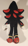 2024 Jakks Sega Sonic The Hedgehog 3 Movie Shadow Black 11" Stuffed Plush Toy