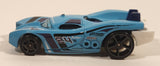 2014 Hot Wheels HW City: Future Fleet Prototype H-24 Sky Blue Die Cast Toy Car Vehicle