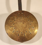 Vintage English Brass Bed Warmer with Long Handle Hearth Ware