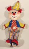 1984 Fisher Price Learn To Dress Clown 16" Stuffed Plush Toy