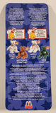 1999 McDonald's Ty Beanie Babies Glory The Bear White with Blue and Red Stars 5" Tall Plush Stuffed Animal Toy New in Package