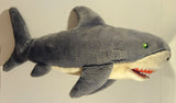 Stuffed Animal House Grey Shark 27" Stuffed Plush Toy