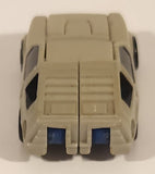 Vintage 1988 Hasbro Takara Transformers G1 Micromasters Autobots Swindler Delorean Grey Plastic Toy Car Figure