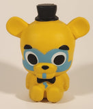 2022 S. Cawthon Five Nights At Freddy's Security Breach SquishMe Yellow Freddy Faz Bear 3 1/4" Toy Figure