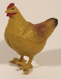 1989 Funrise Blue Ribbon Collection Farm Chicken Hen 1 7/8" PVC Toy Figure