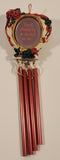 You'll Always Be So Special To Me. Red Rose Covered Heart Shaped Mirror 3D Resin Hanging Wind Chimes Ornament