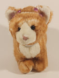 Russ Berrie & Co Orange Kitty Cat with Pink Bows 8" Stuffed Plush Toy