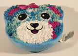 2017 Plush Craft Blue Bear with Pink Bow 9 1/2" Stuffed Plush Toy