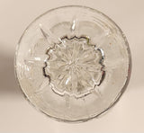 Diamond Pattern 5 1/4" Clear Pressed Glass Bud Vase