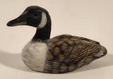 Vintage Pacific Rim Carvers Canadian Goose 3 1/2" Light Weight Wood Carved Figurine Missing One Eye