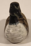 Vintage Pacific Rim Carvers Canadian Goose 3 1/2" Light Weight Wood Carved Figurine Missing One Eye