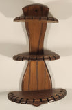 Vintage Schneider Enterprises Gifts Ltd Woodstock Ontario Canada Wood Souvenir Spoon Rack Wall Shelf