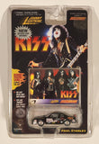 1997 Playing Mantis Johnny Lightning Real Wheels Series #7 Kiss Paul Stanley Black Die Cast Toy Car Vehicle and Photo Card New in Package