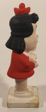 Vintage 1970s Little Lulu Holding Pal Puppy Dog 7 1/2" Hand Painted Ceramic Figurine