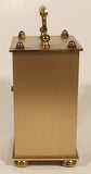 Vintage Germany Scholer 4 1/2" Brass Metal Carriage Clock