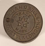 Antique W.D. & H.O. Wills Bristol & London Capstan Navy Cut Medium Tobacco Tin Metal Can