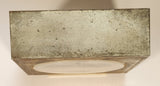 Vintage Caravelle Transistorized 6 Jewels 4 3/4" Brass Metal Desk Alarm Clock