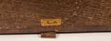 Antique Mauthe Germany Wood Cased Mantel Clock For Parts of Repair