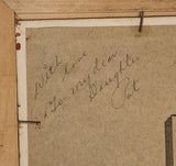 Vintage Original January 9th 1971 'Tranquility' Pearl Ward 12" x 15" Wood Framed Oil Painting Signed