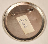 Rare Begbie Week Lillooet 2 1/4" Round Button Pin