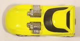 1994 Hot Wheels Ultra Hots Twin Mill II Bright Yellow Die Cast Toy Car Vehicle