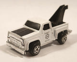 Summer SM8589 Fast Running Wheel Police Dept Tow Truck Sheriff Police White Die Cast Toy Car Vehicle