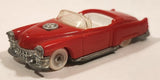 1993 McDonald's Hot Wheels Gas Hog Cadillac Convertible Red Plastic Body Toy Car Vehicle
