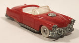 1993 McDonald's Hot Wheels Gas Hog Cadillac Convertible Red Plastic Body Toy Car Vehicle